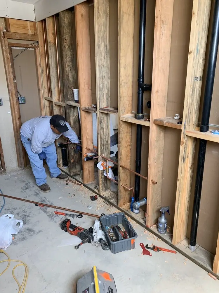 Commercial rough-in plumbing for Gas Line Repair in Mount Pleasant Acres